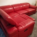 Sofology. Red Leather. Sofa.