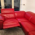Sofology. Red Leather. Sofa.