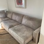La Oca stone colour Corner Sofa