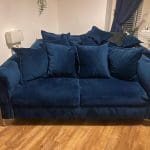 Royal Blue Sofa