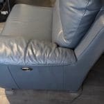 DFS New Falcon 3 seater powered recliner in Denim blue
