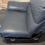 DFS New Falcon 3 seater powered recliner in Denim blue