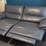 DFS New Falcon 3 seater powered recliner in Denim blue