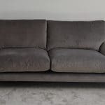 NEXT Brooklyn grey velvet sofa