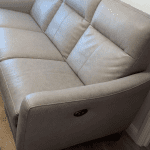 Oak Furniture Land - reclining sofa 3 seater - grey
