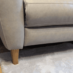Oak Furniture Land - reclining sofa 2 seater - grey