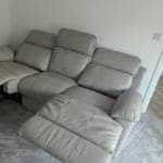 Sofology leather 3seater recliner sofa