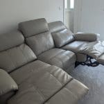 Sofology leather 3seater recliner sofa