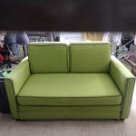 2 Seater Green Pull Out Sofa Bed