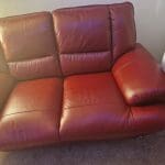 Wine 2 and 3 seater sofas
