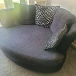 TWO PIECE DFS 4 SEATER SOFA & 3 SEATER CUDDLER SOFA