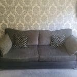 TWO PIECE DFS 4 SEATER SOFA & 3 SEATER CUDDLER SOFA