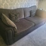 TWO PIECE DFS 4 SEATER SOFA & 3 SEATER CUDDLER SOFA