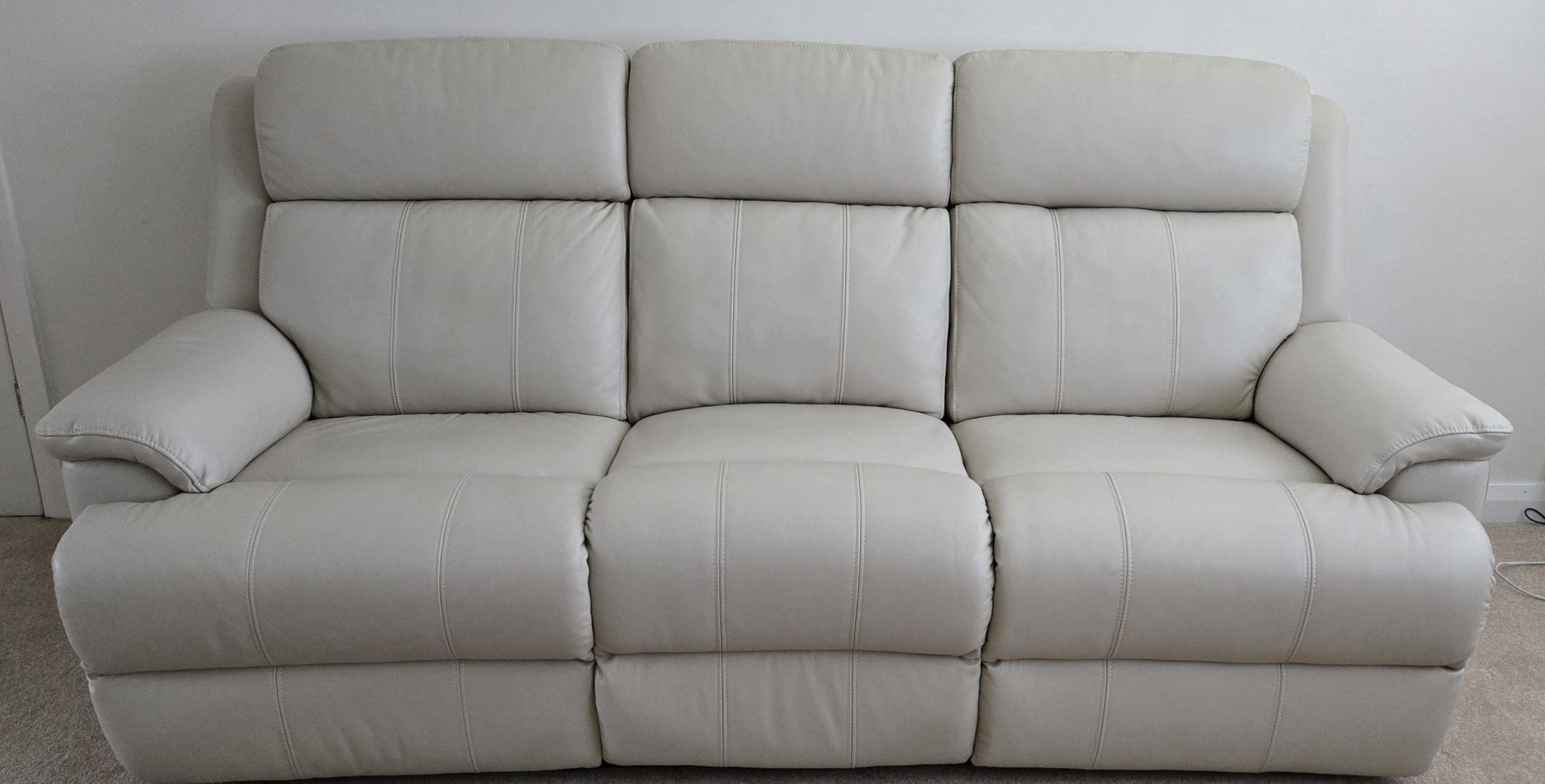 White leather sofa sofology hotsell