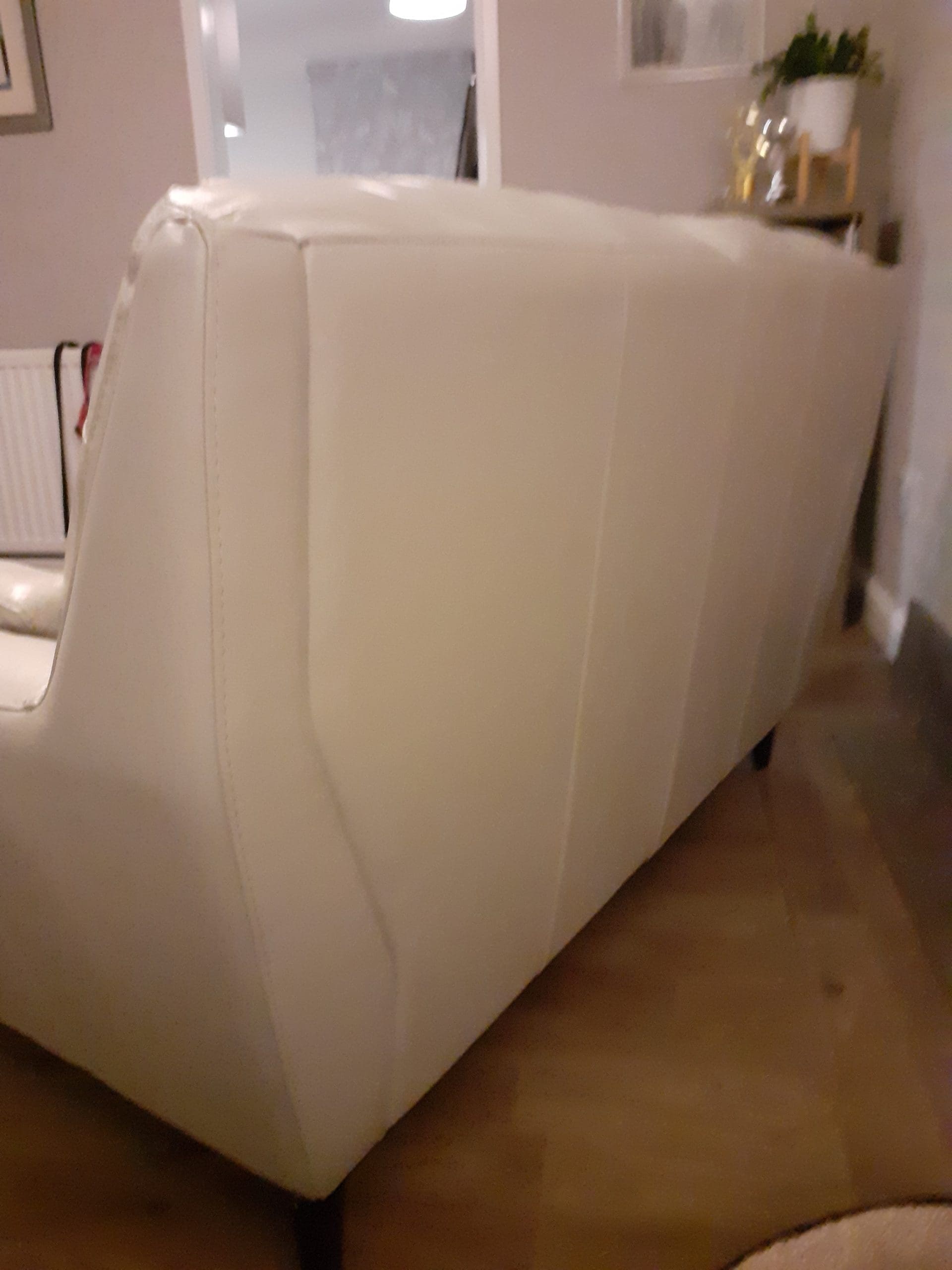 White leather sofa sofology hotsell