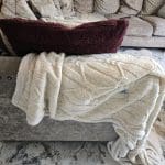 Huhe comfy beige corner sofa
