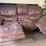 Brown 3 seater sofas