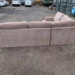 Brown L Shape Sofa