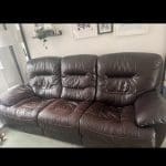 Electric recliner 3 seater + electric recliner arm chair
