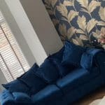 Royal Blue Sofa