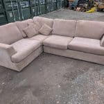 Brown L Shape Sofa