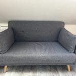 Small grey sofa