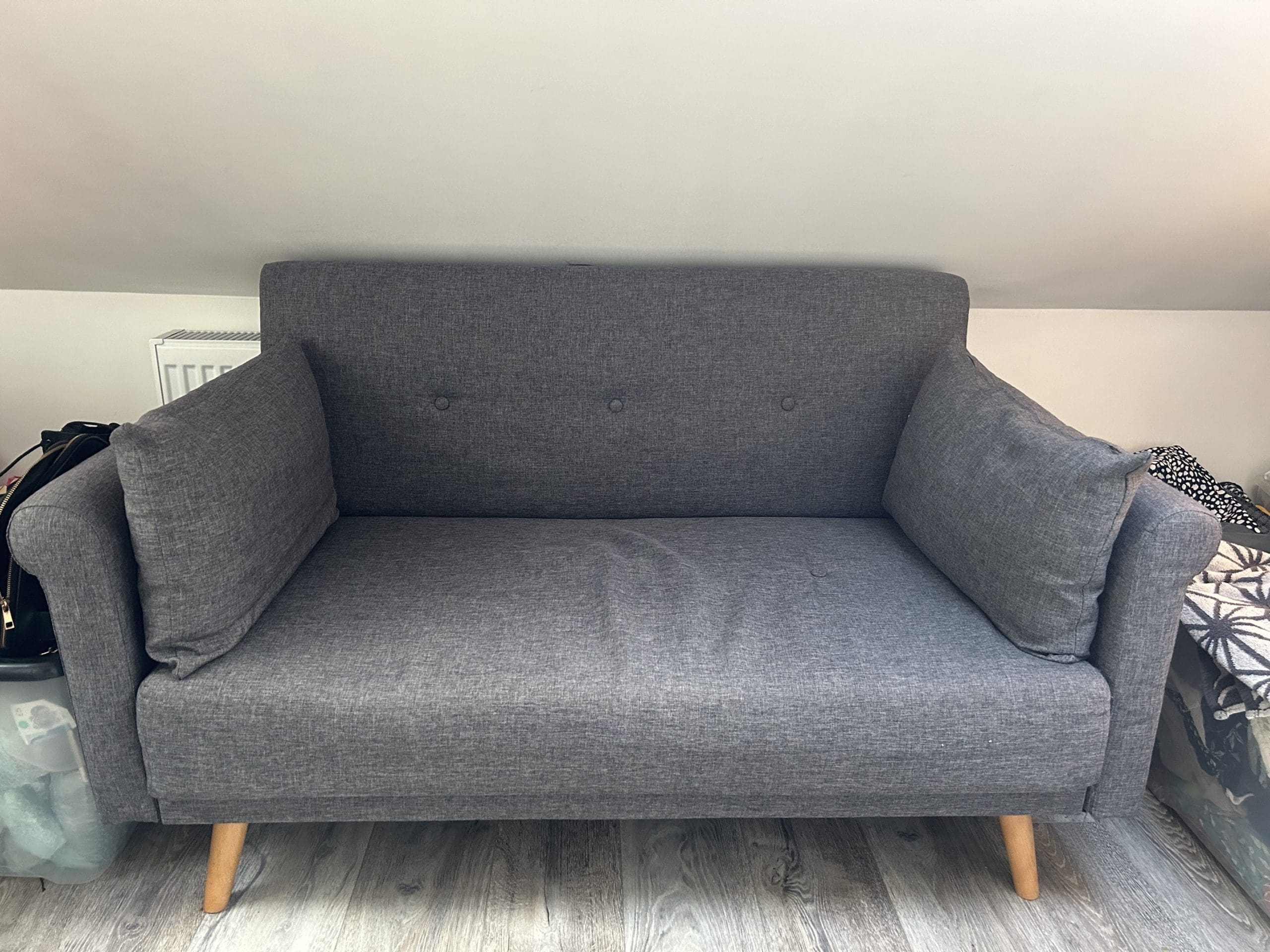 Small grey sofa Sofalistic The Sofa Marketplace buy and sell preloved sofas nationwide