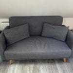 Small grey sofa