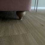 Made L shape sofa bed - Dusky Pink Suede