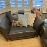 John Lewis Oslo Anthracite Sofa & Snuggler
