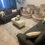 Scs Morgan electric recliner twin sofa 3 seater x2