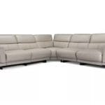 San Antonio Iconica cream velvet 2 Corner 2 Power Recliner Sofa