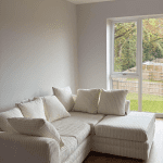 Jumbo cord Cream Corner sofa