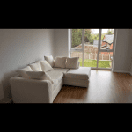 Jumbo cord Cream Corner sofa