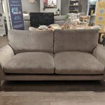 NEXT Brooklyn grey velvet sofa