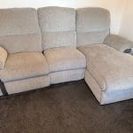 Lay Z Boy Grey recliner with chaise