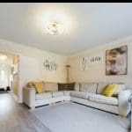 Spacious L-Shaped Beige Sofa - Comfortable and Stylish