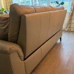 Brand New Beige Leather Sofa