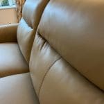Brand New Beige Leather Sofa