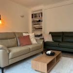 Brand New Green Leather Sofa