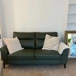 Brand New Green Leather Sofa