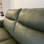 Brand New Green Leather Sofa