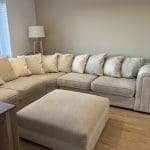 Fab Furniture cream corner sofa