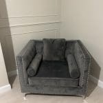 Oak furniture superstore grey sofa set