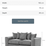 Black 3 seater and L shape sofa set duo