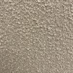 Modern Cream Boucle Fabric 3 Seater Curved Tub Sofa