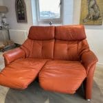 Himolla Chester 2 Seater Manual Recliner Sofa Gas Sprung