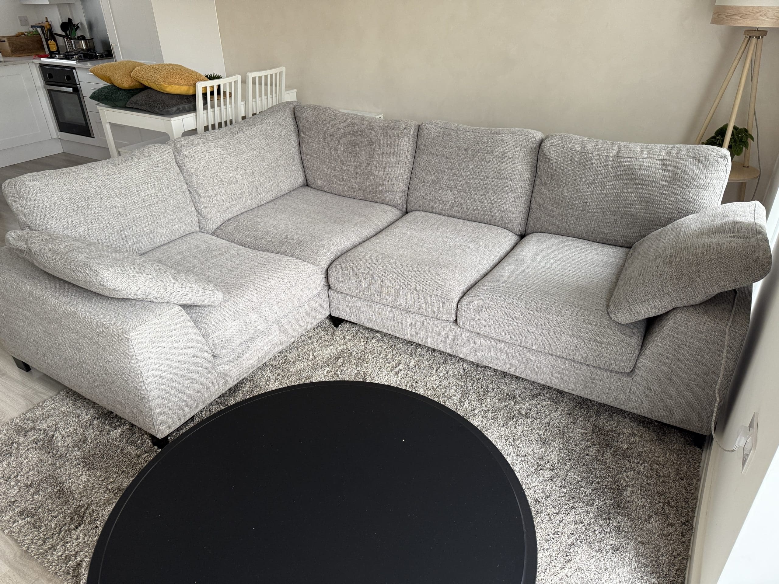 Silver corner sofa dfs discount