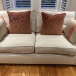 2 x George Smith Medium Square Arm Signature Sofa's