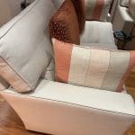 2 x George Smith Medium Square Arm Signature Sofa's